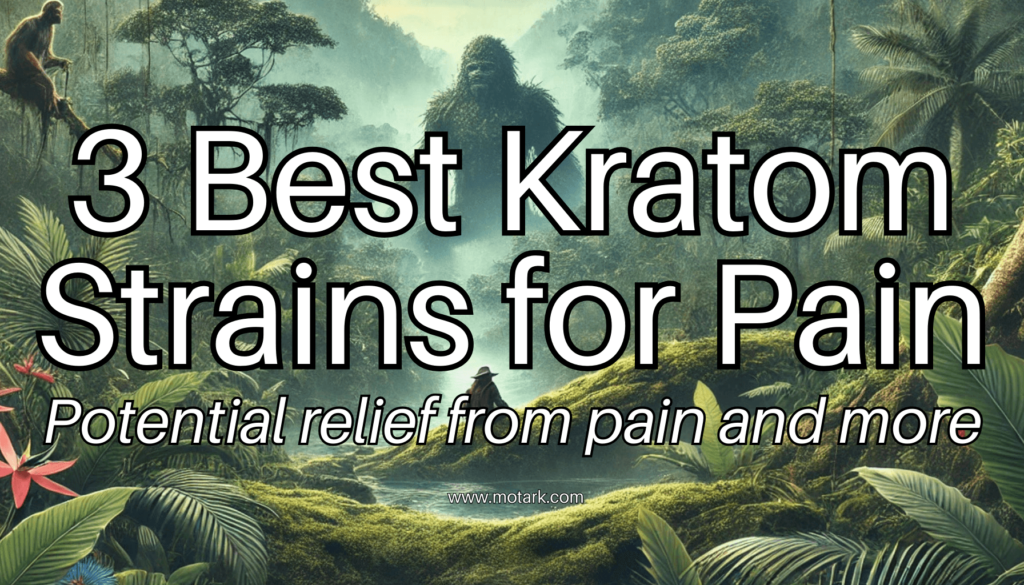 best kratom strains for pain relief