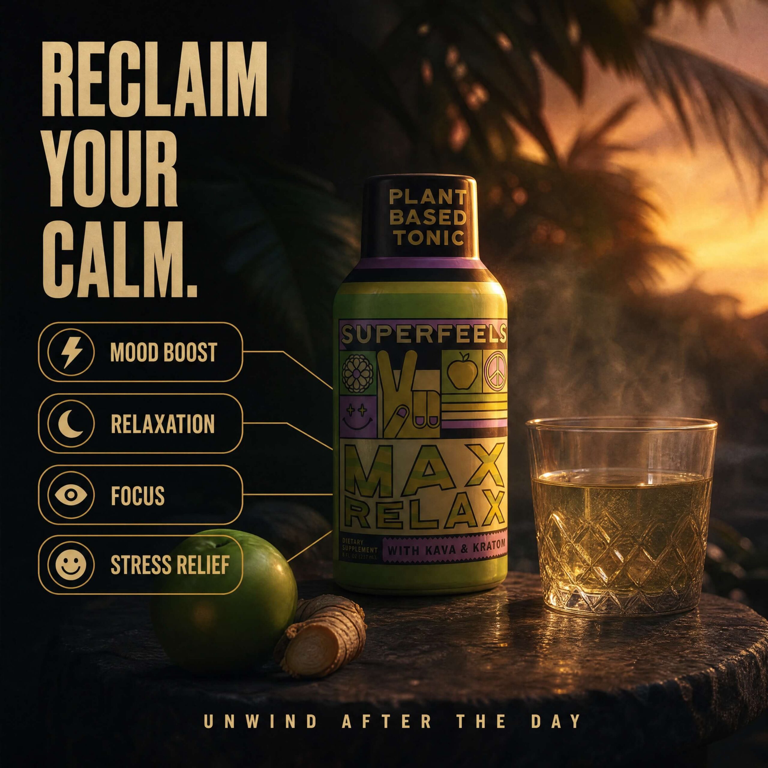 Max Relax Kava Kratom Shot