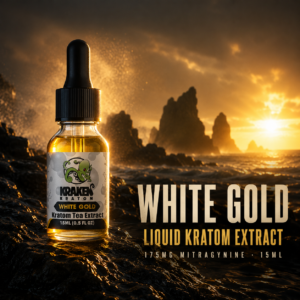 Kraken Kratom White Gold Liquid Kratom Extract
