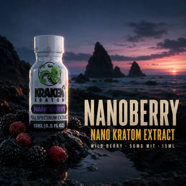 Kraken Kratom NanoBerry Nano Kratom Extract Hero