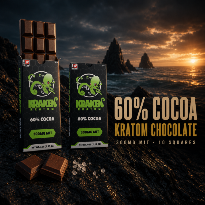 Kraken Kratom 60% Chocolate Hero Photo