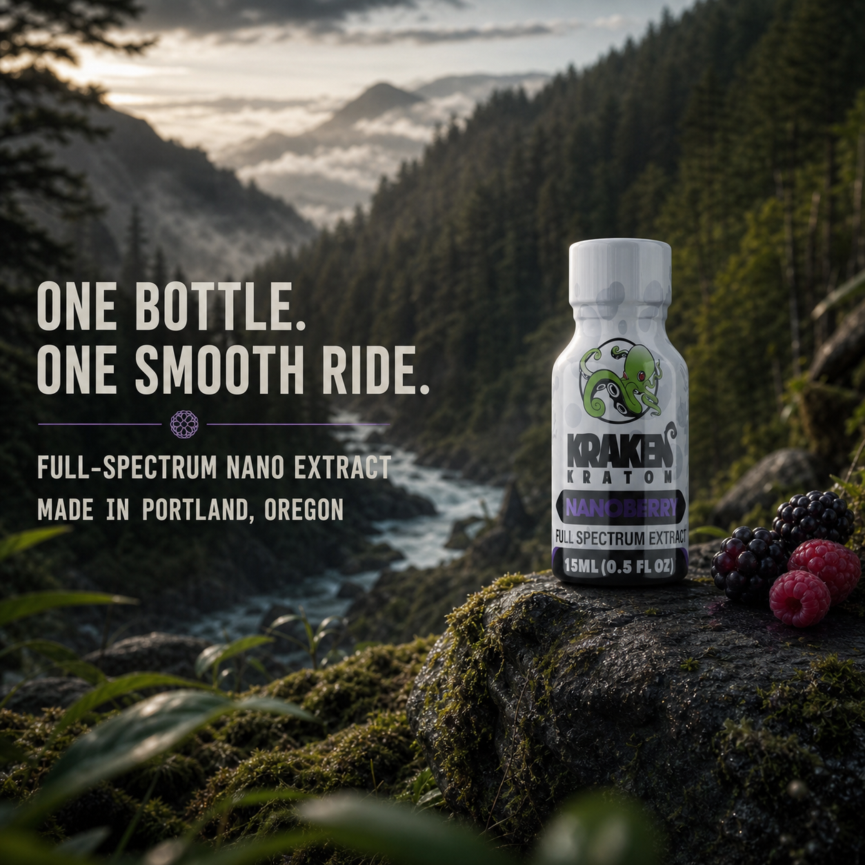 Kraken Kratom NanoBerry Nano Kratom Extract Story
