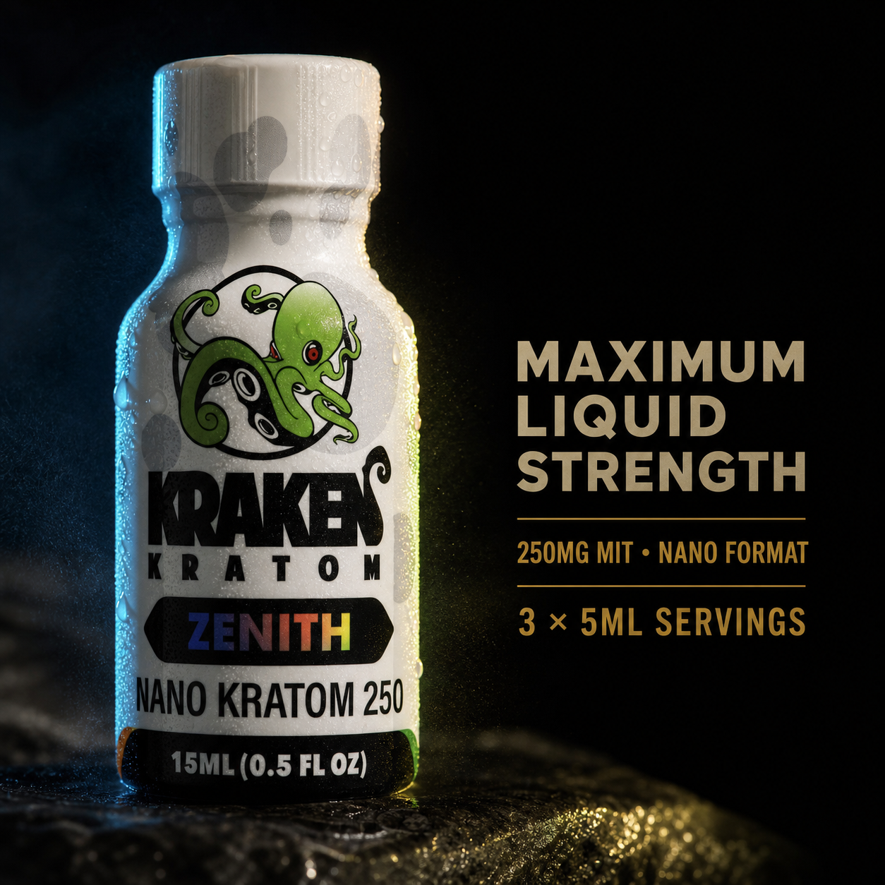 Kraken Kratom Zenith Nano 250 Kratom Extract - Image 5