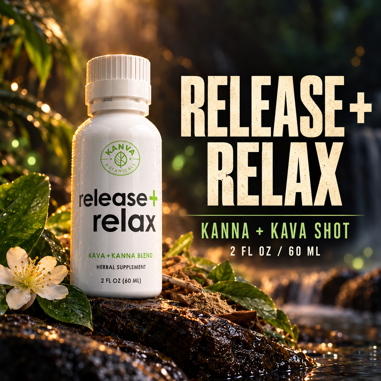 Kanva Botanicals Release + Relax Kanna + Kava Shot